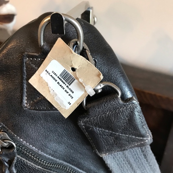 NWT Bed Stu Leather Andie Sling Backpack Black DD Retail $255 - Picture 3 of 13